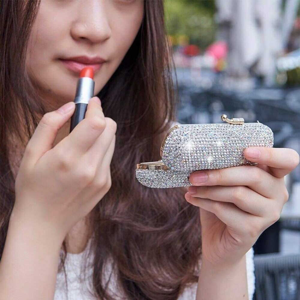 NEW Sparkling Bling Swarovski Crystal Lipstick Case - Picture 7 of 7